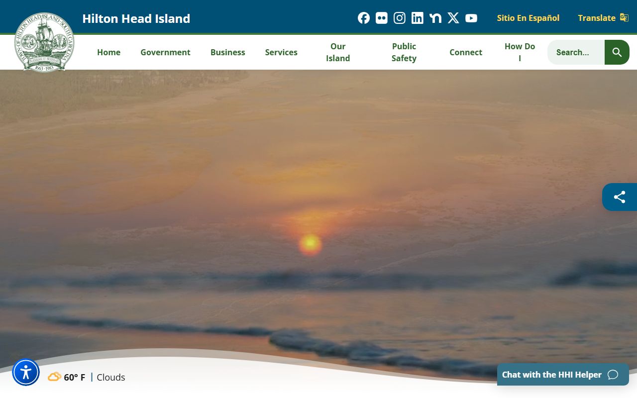 Hilton Head Island town website residents directory resources